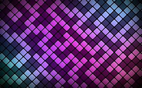 Pattern Purple Square Tiles Hd Wallpapers Desktop And