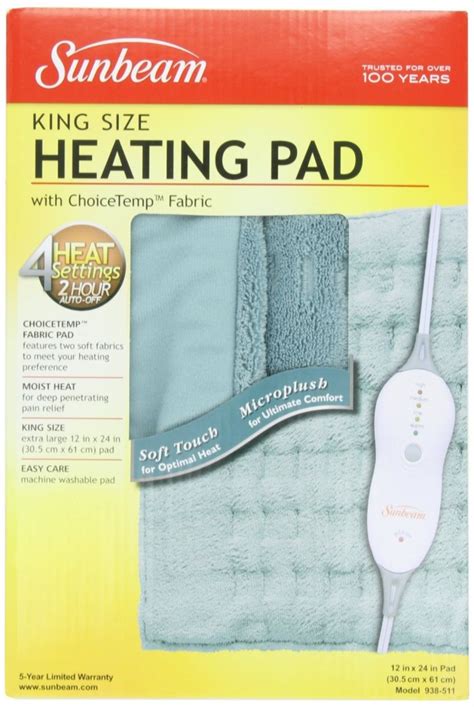 If you suffer from arthritis, choosing the right mattress is crucial. 5 Best Sunbeam Electric Heating Pad - Help relief sore ...