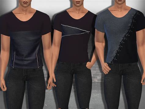 Male Sims T Shirt Pack By Saliwa At Tsr Sims 4 Updates
