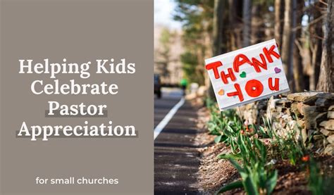 Helping Kids Celebrate Pastor Appreciation Small Church Ministry