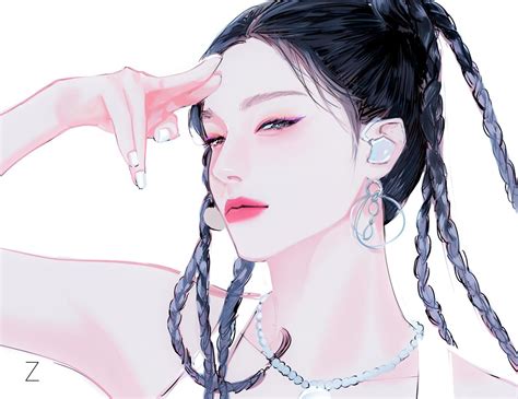 Z On Twitter Kpop Drawings Korean Art Art Girl