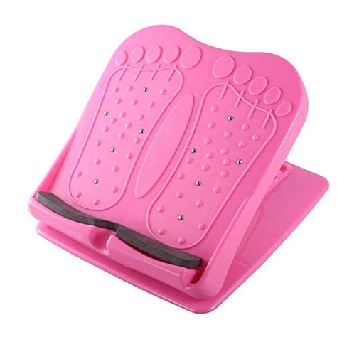 When seated at your ergonomic chair, your knees should be at a 90 degree or slightly larger angle. Amazon.com : Gogloo Foot Rest Under Desk | Foot Stool for Work at Office and Home(Footrest for ...