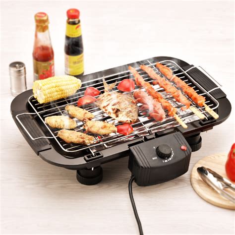 The andrew james red electric bbq grill is a really smart, and very fashionable piece of kit. Non Stick Electric BBQ Teppanyaki Barbeque Grill Griddle ...