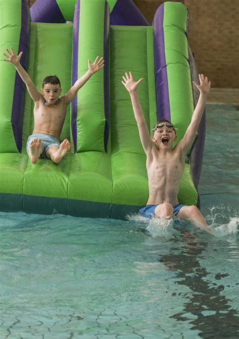 Pool Inflatable Fun Swimming Classes Live Borders
