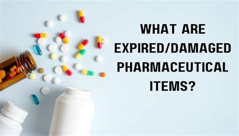 Pharmacy Policy Expireddamaged Pharmaceutical Items