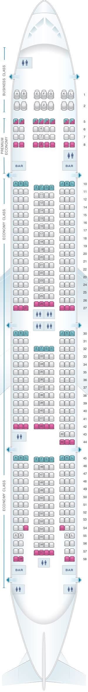 Seating Plan Boeing 777 300er Air France