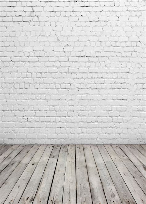 White Brick Photo Backdrop White Brick Wall Texture Background Stock