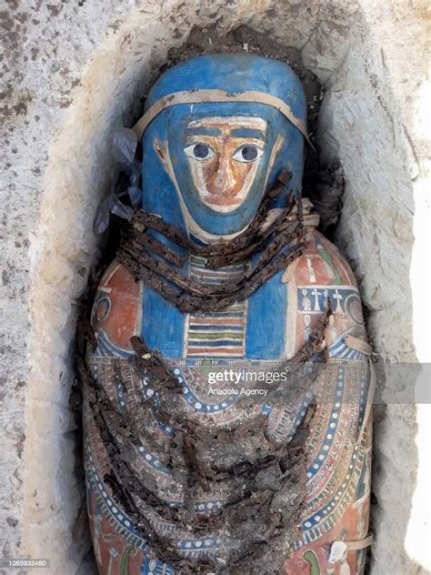 A Pharaonic Era Mummy Is Seen In Giza Egypt On November 27 2018