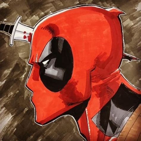 Reilly Brown On Instagram Deadpool Drawing From Baltimore Deadpool