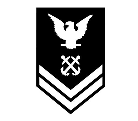 Us Navy Petty Officer Second Class Rank Insignia By Pazabri