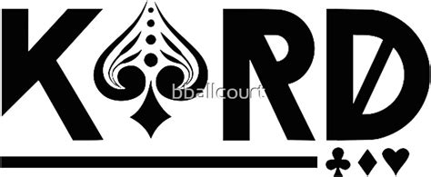 Kard Logo Stickers By Bballcourt Redbubble