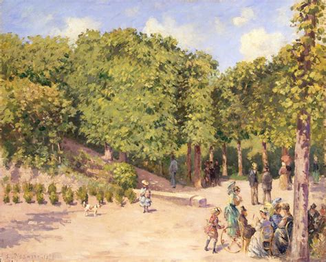 This view of pontoise, just northwest of paris, helped establish pissarro's reputation as an innovative painter of the rural french landscape. File:'Town Park in Pontoise ' by Camille Pissarro, 1873 ...