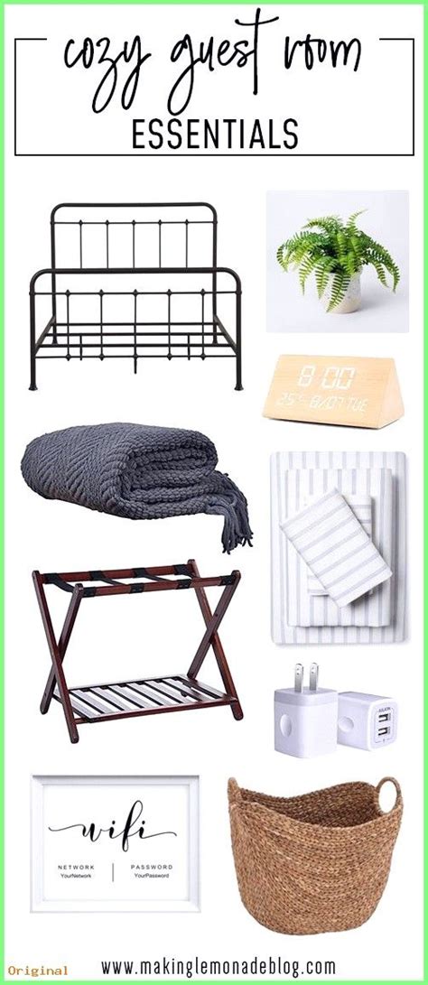 Keep your budget to a minimum and use what you have. Decor - These welcoming guest room essentials will make ...