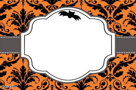 printable halloween birthday party invitations