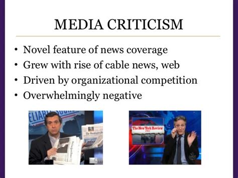 The Effect Of Media Self Criticism On Confidence In The Press And The