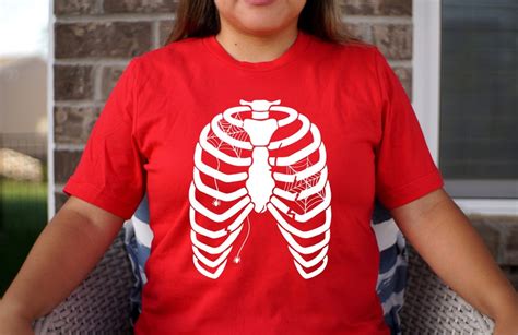 Spooky Rib Cage Trauma Icu Medical Nurse Halloween Shirt Etsy