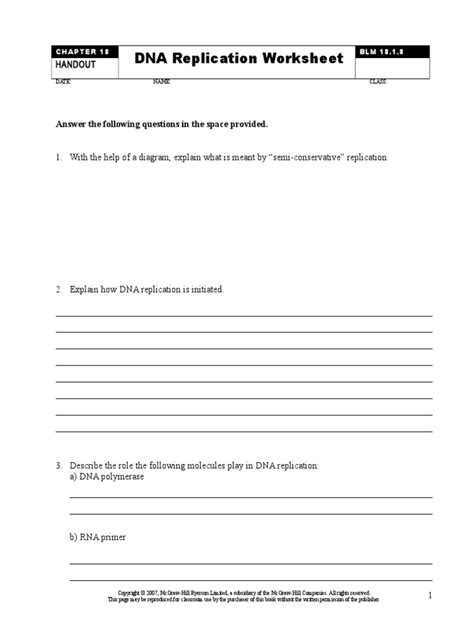 Print answer key pdf take now schedule copy. Dna Replication Worksheet Answers - Nidecmege