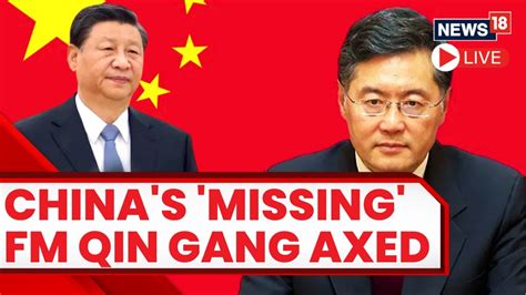 xi jinping sacks qin gang as foreign minister china foreign minister qin gang live news