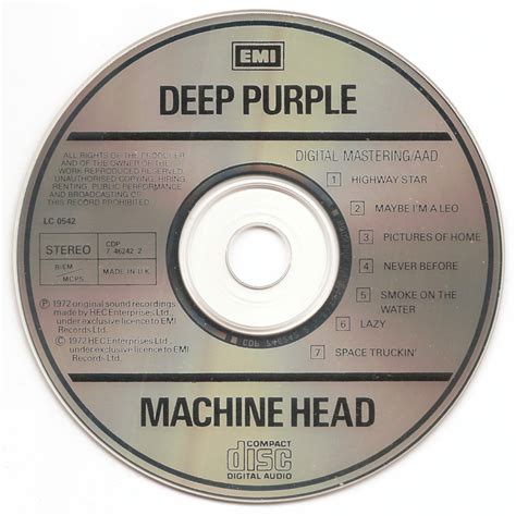 Machine head may be deep purple's most famous and defining album. The First Pressing CD Collection: Deep Purple - Machine Head
