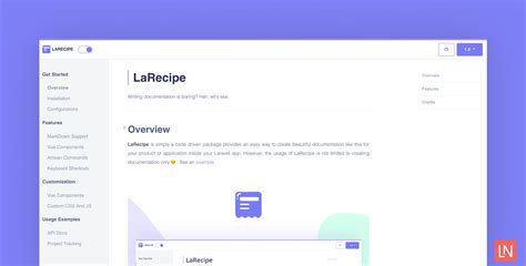Larecipe Documentation With Markdown In Your Laravel Projects Hot Sex Picture