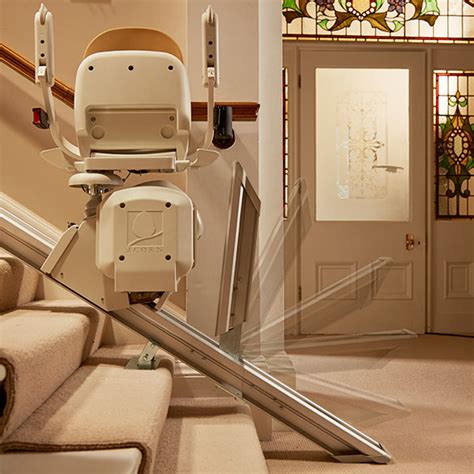 Some rails, such as those used with vertical lifts or wheelchair platforms, may be bolted to a wall instead. Acorn 130 Indoor Stair Lift straight rail san francisco ...