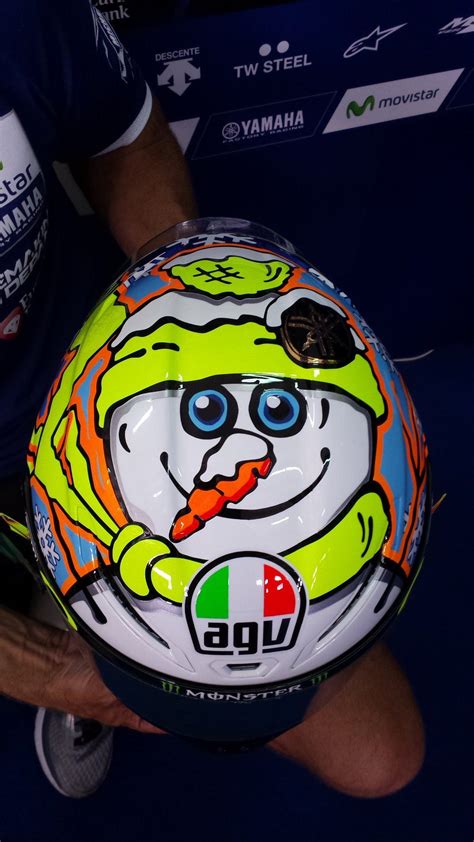 Valentino Rossi Helmet Agv Winter Test Edition Test Pre Season Motogp