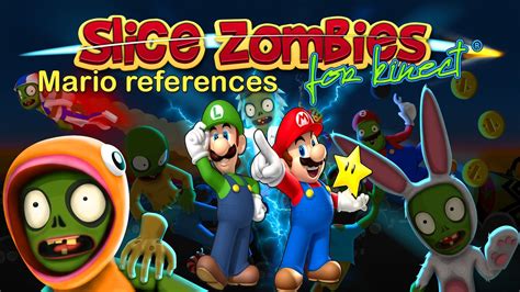 Super Mario And Luigi Zombies In Slice Zombies For Kinect