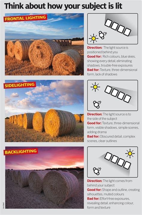 Natural Lighting Cheat Sheet Front Side And Back Lighting Illustrated
