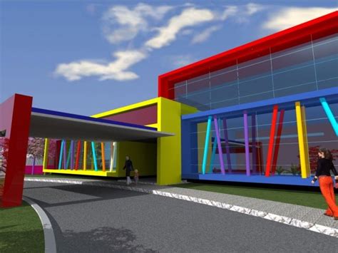Escola Infantil Rayes Arquitetura Arc Id Em 2019 Fachadas De