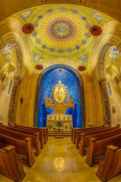 National Shrine Of The Immaculate Conception Chapel Photograph By Susan Candelario