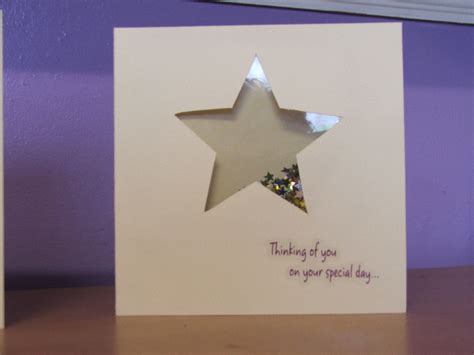 Glitter Shaking Card Handmade Cards Thinking Of You Glitter Craft