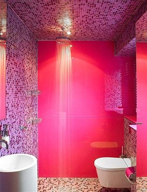 33 Pink And Black Bathroom Tile Ideas And Pictures