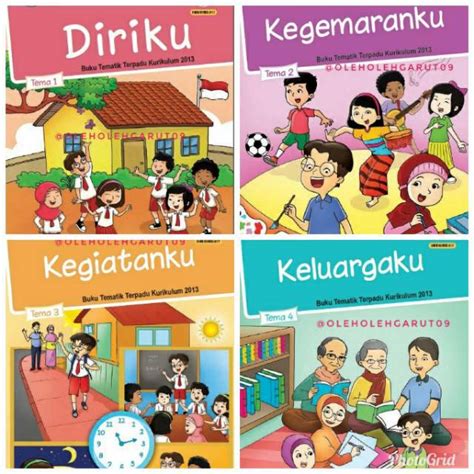 Jual buku plbj k13 kelas 1 sd/mi dengan harga rp78.000 dari toko online mpbookstore, kota depok. Buku SD Kelas 1 Tematik 1 2 3 4 5 67 8 Sekolah Paket Siswa revisi 2017 | Shopee Indonesia