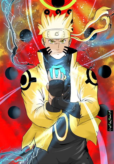 Drawing Of Naruto Uzumaki Personagens De Anime Naruto Mangá Colorido