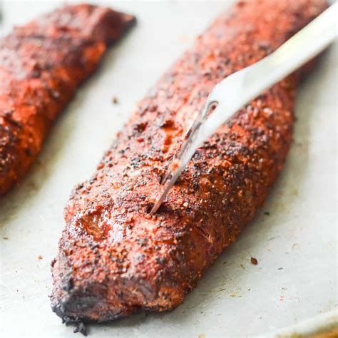 The pork tenderloin, also called pork fillet or gentleman's cut, is a long thin cut of pork. SMOKED PORK TENDERLOIN (Smoker, Gas Grill or Traeger Grill) | The Country Cook | Recipe in 2020 ...
