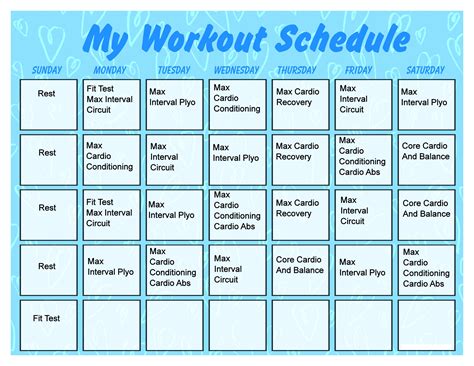 If you're ready to start 2021 on the right foot,. Printable Workout Calendar | Activity Shelter