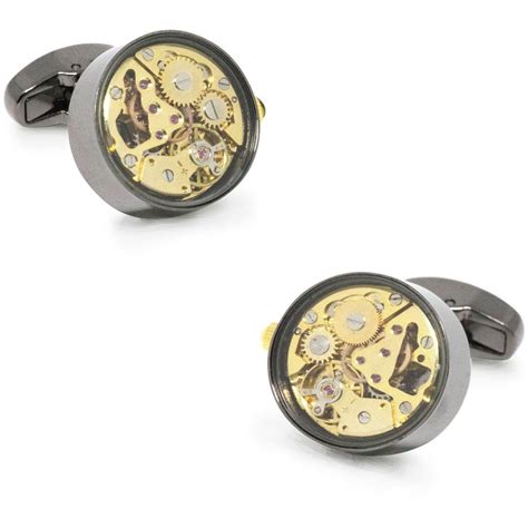 Watch And Clock Cufflinks Buy Working Watch Cufflinks