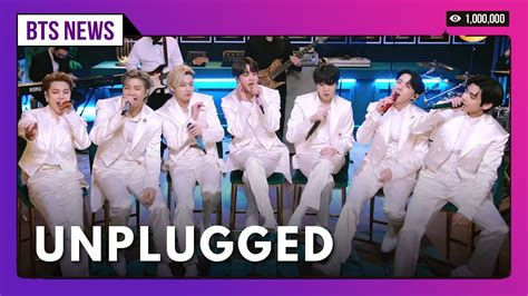 Bts Shows Legendary Stage On Mtv Unplugged With Coldplays Fix You
