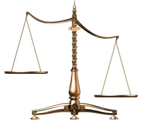 Modern Scales Of Justice Symbol