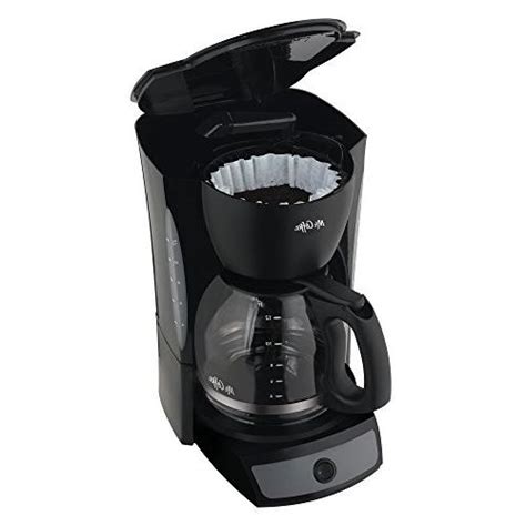 Wake up to a freshly brewed pot of coffee in the morning, or set up ahead of time when entertaining to serve with ease. Mr. Coffee CG13-RB 12-Cup Switch Coffeemaker, Black
