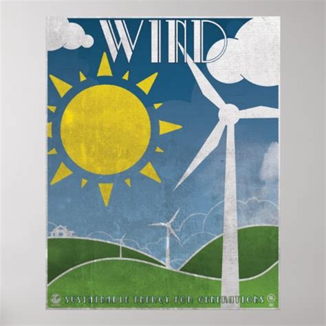 Wind Energy Posters Zazzle