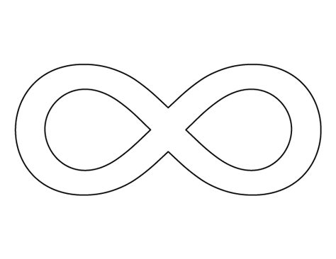 Printable Infinity Symbol Template