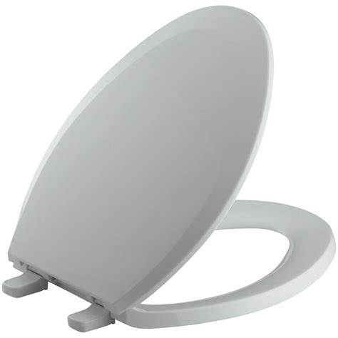 Find the best kohler toilets at the lowest prices. KOHLER Lustra Elongated Closed-Front Toilet Seat in Ice ...