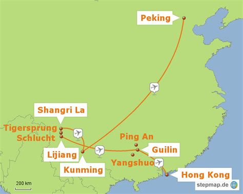 Stepmap Hongkong Und Ethnische Vielfalt Südwestchinas Landkarte Für
