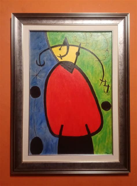 Joan Miró Oil On Canvas Painting Attributed Artwork