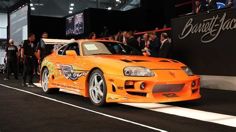 Paul Walkers Toyota Supra From The Fast And The Furious Fetches Over