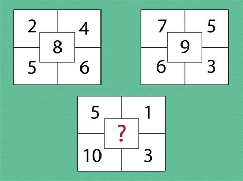 What Is The Missing Number Brain Teasers 5074