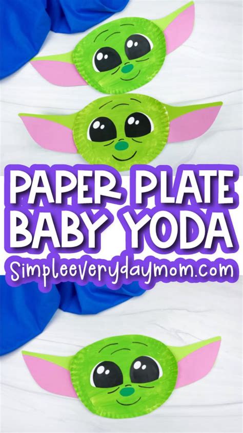 Paper Plate Baby Yoda Craft An Immersive Guide By Easy Kids Crafts