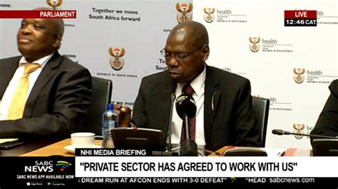 Former anc treasurer general current minister of health. Health minister Dr. Zweli Mkhize holds media briefing on ...