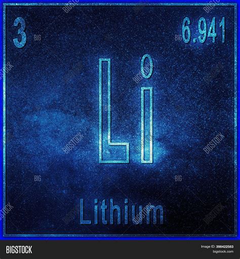Lithium Chemical Image And Photo Free Trial Bigstock